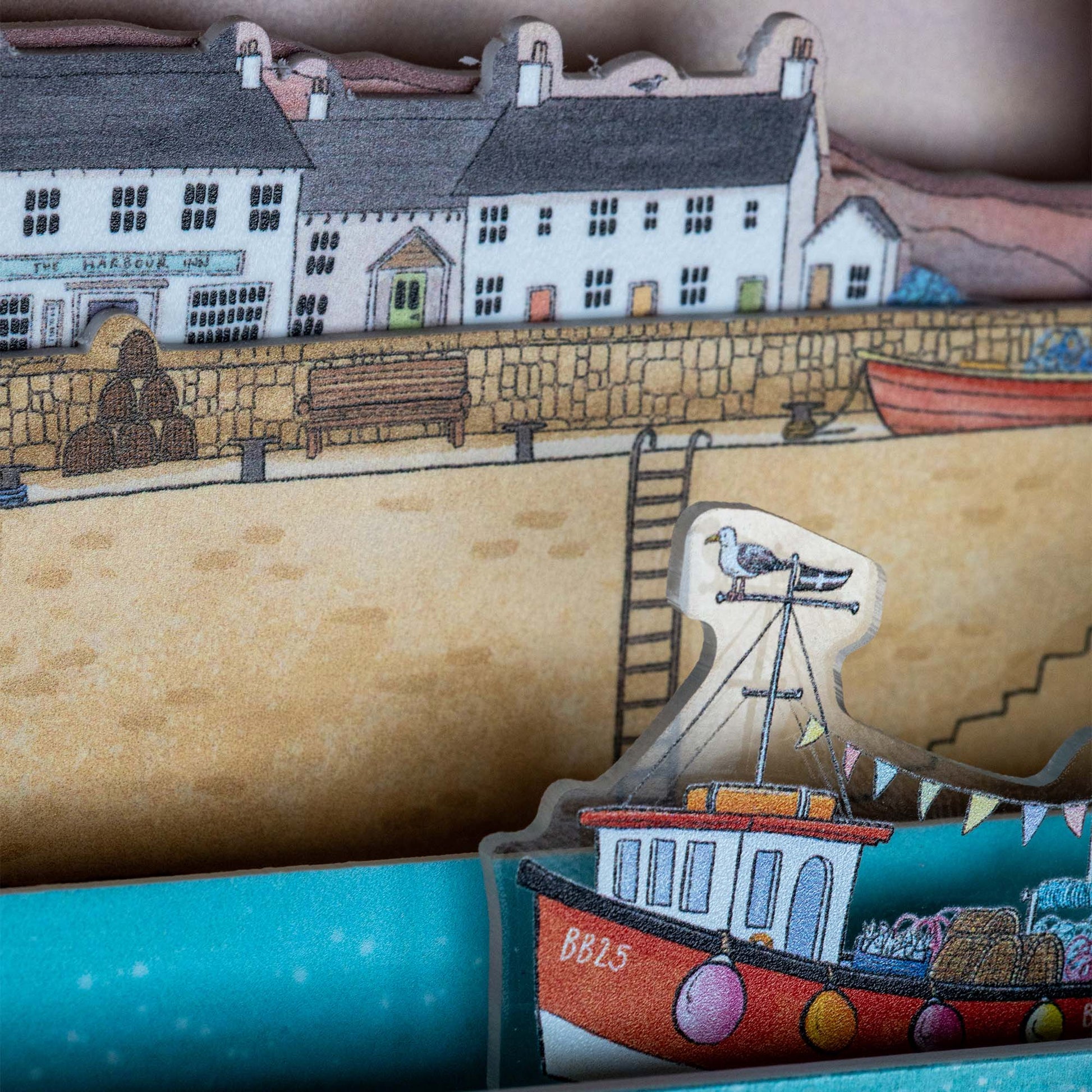 Harbour Days Tide Clock by Becca Hall