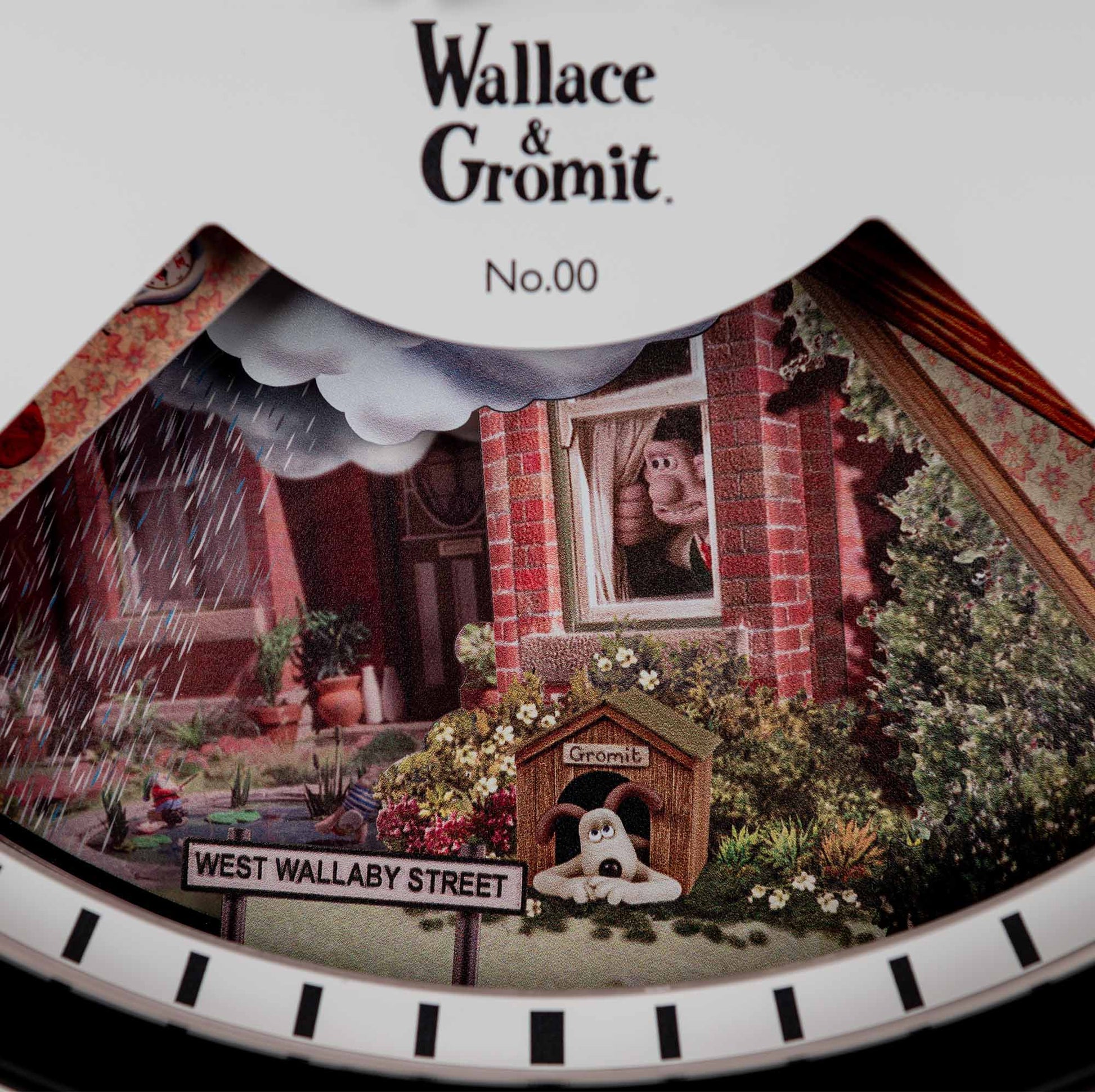 Wallace & Gromit Weather Art Clock - Bramwell Brown Art Clocks
