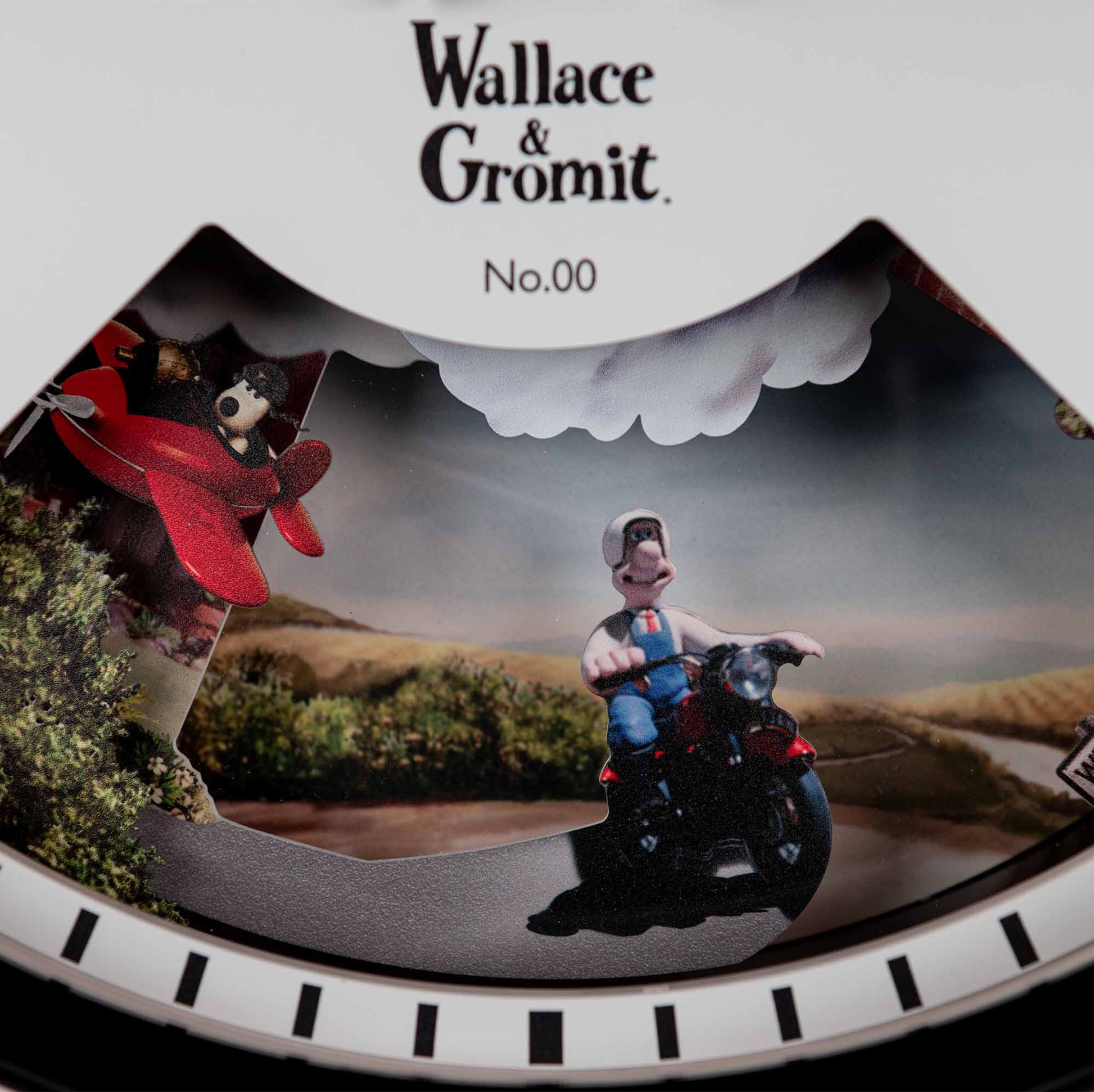 Wallace & Gromit Weather Art Clock - Bramwell Brown Art Clocks