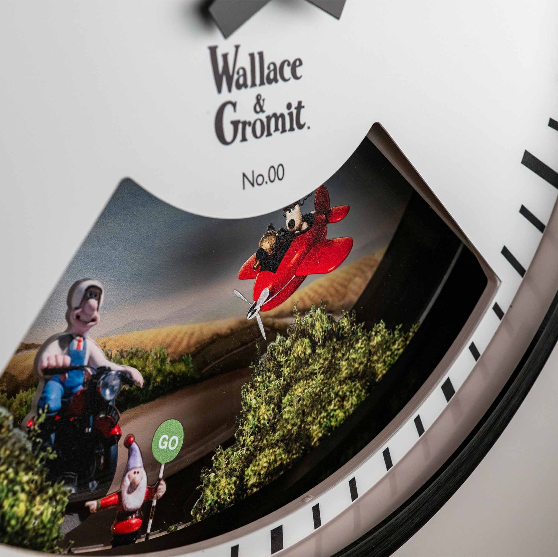 Wallace & Gromit Weather Art Clock - Bramwell Brown Art Clocks