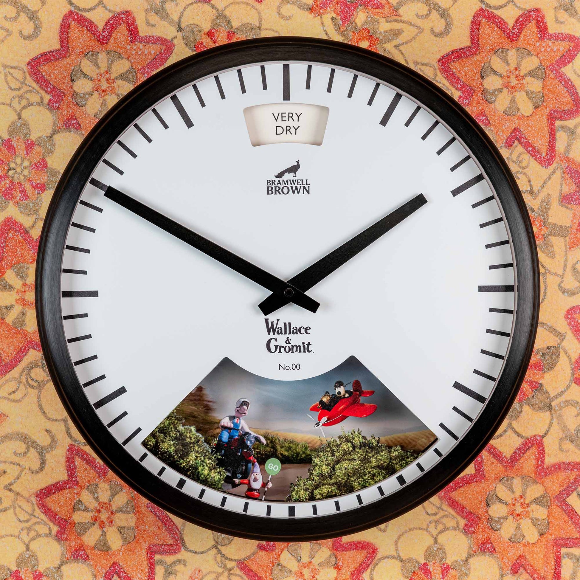 Wallace & Gromit Weather Art Clock - Bramwell Brown Art Clocks