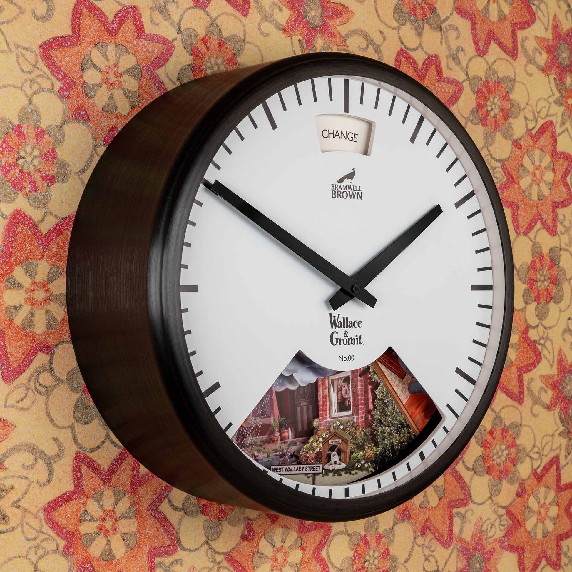 Wallace & Gromit Weather Art Clock - Bramwell Brown Art Clocks