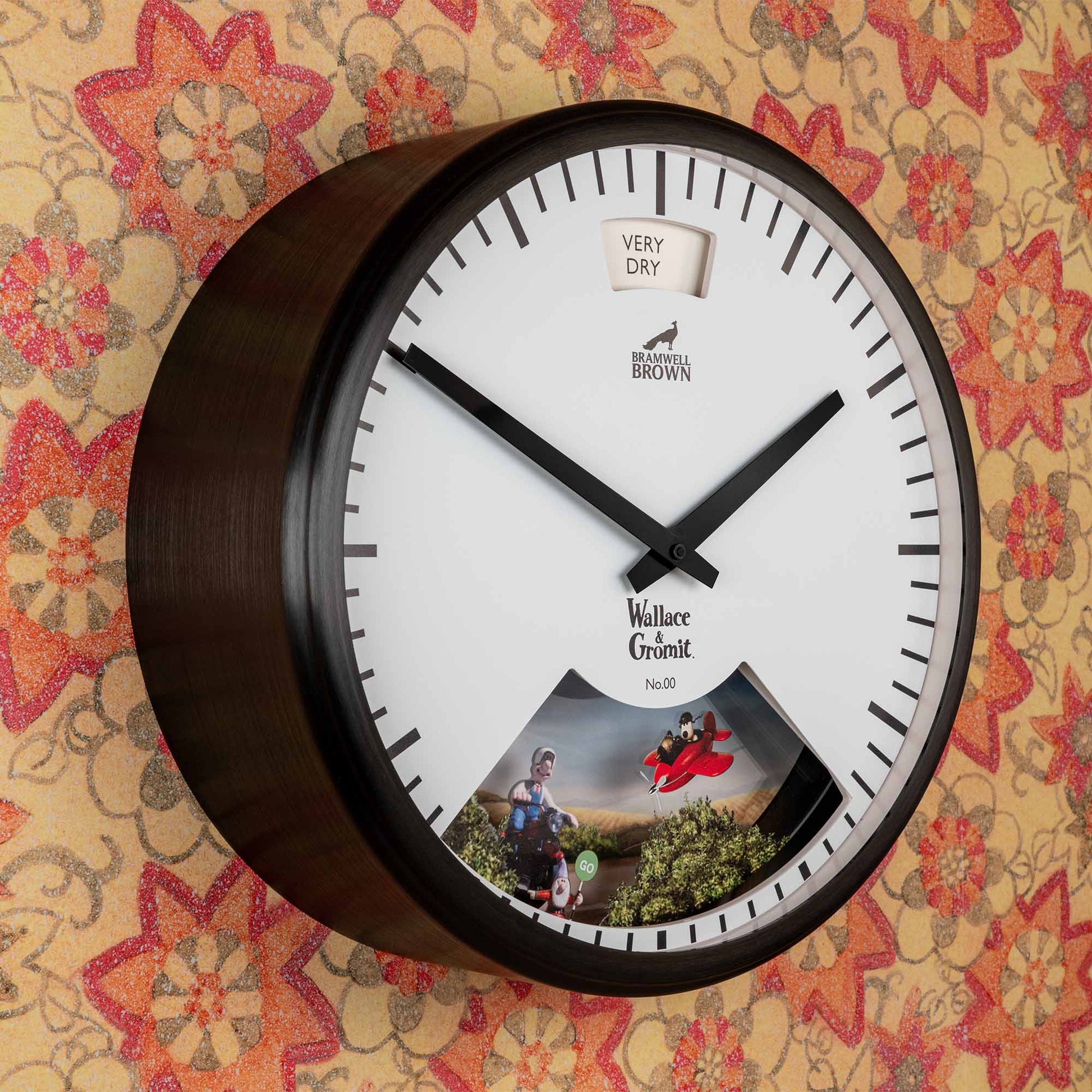 Wallace & Gromit Weather Art Clock - Bramwell Brown Art Clocks