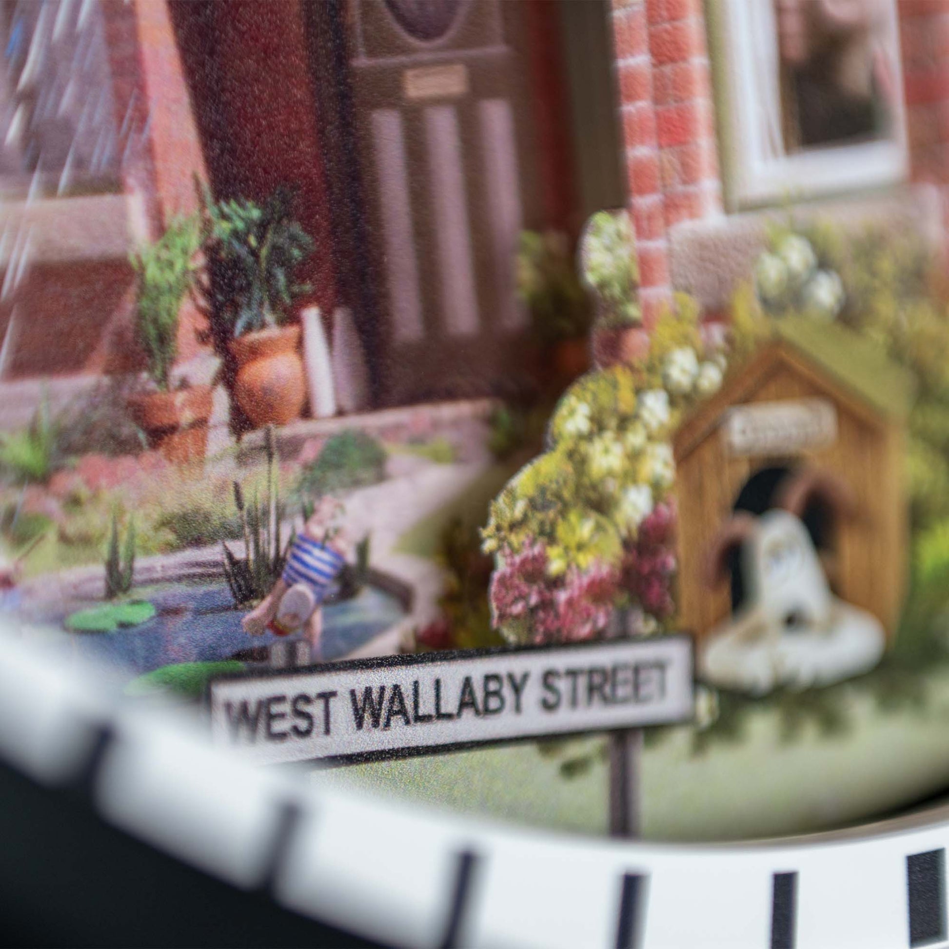 Wallace & Gromit Weather Art Clock - Bramwell Brown Art Clocks