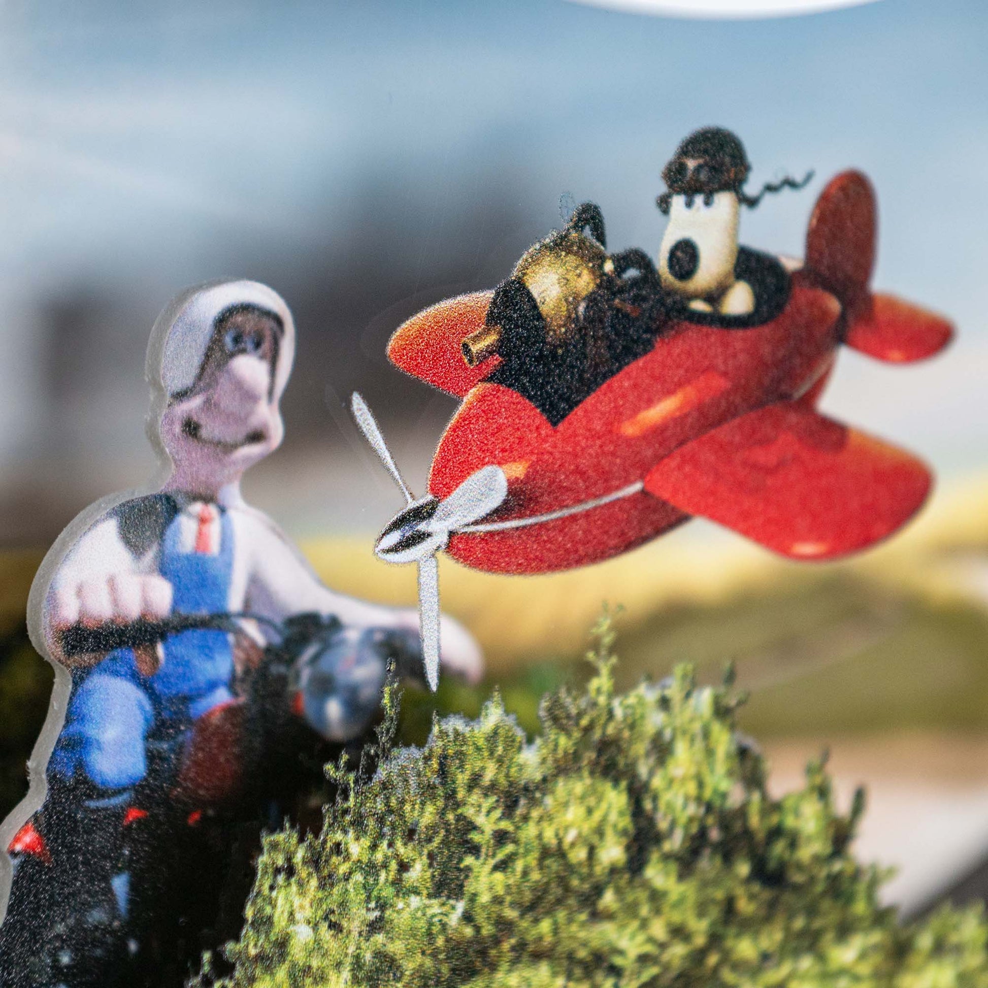 Wallace & Gromit Weather Art Clock - Bramwell Brown Art Clocks