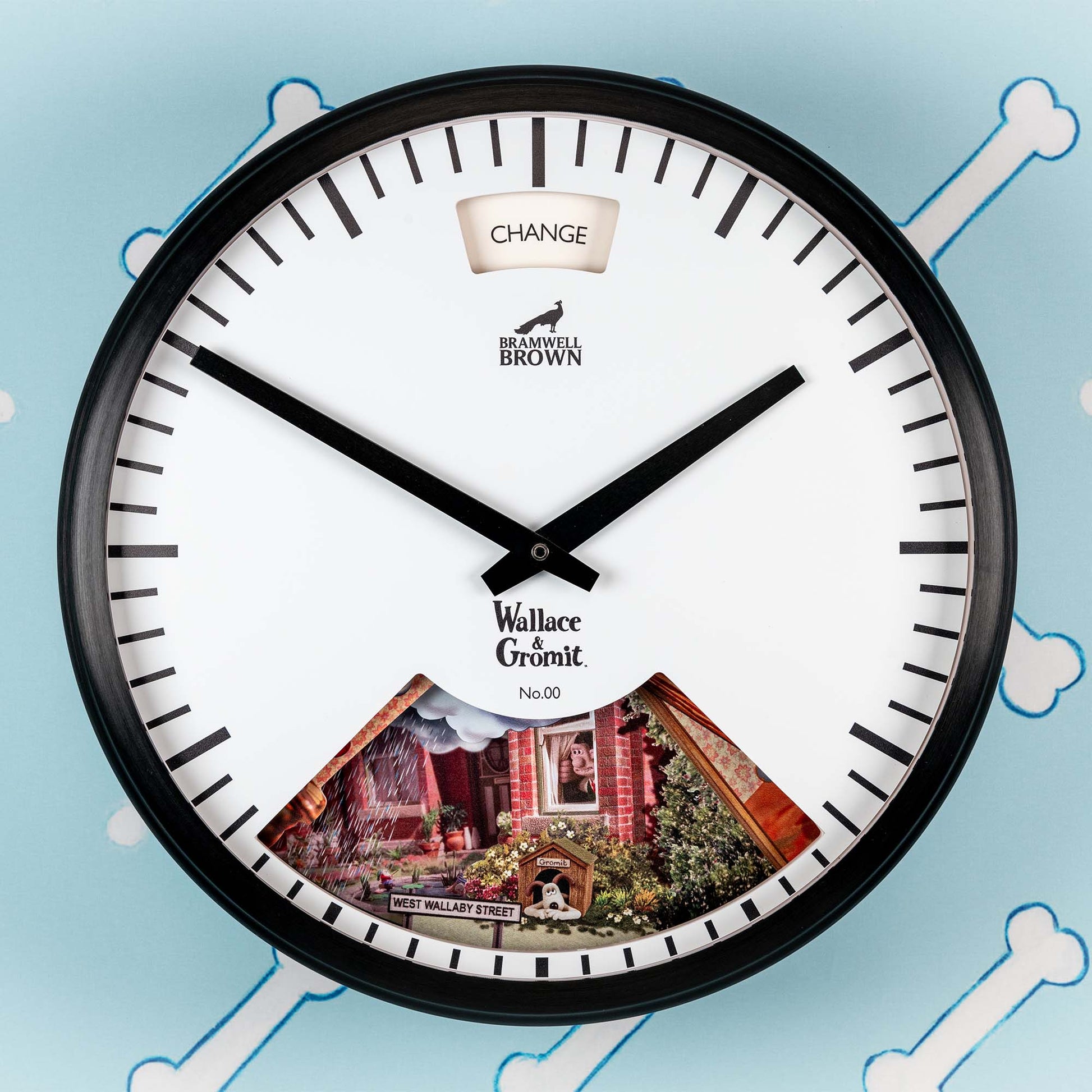 Wallace & Gromit Weather Art Clock - Bramwell Brown Art Clocks