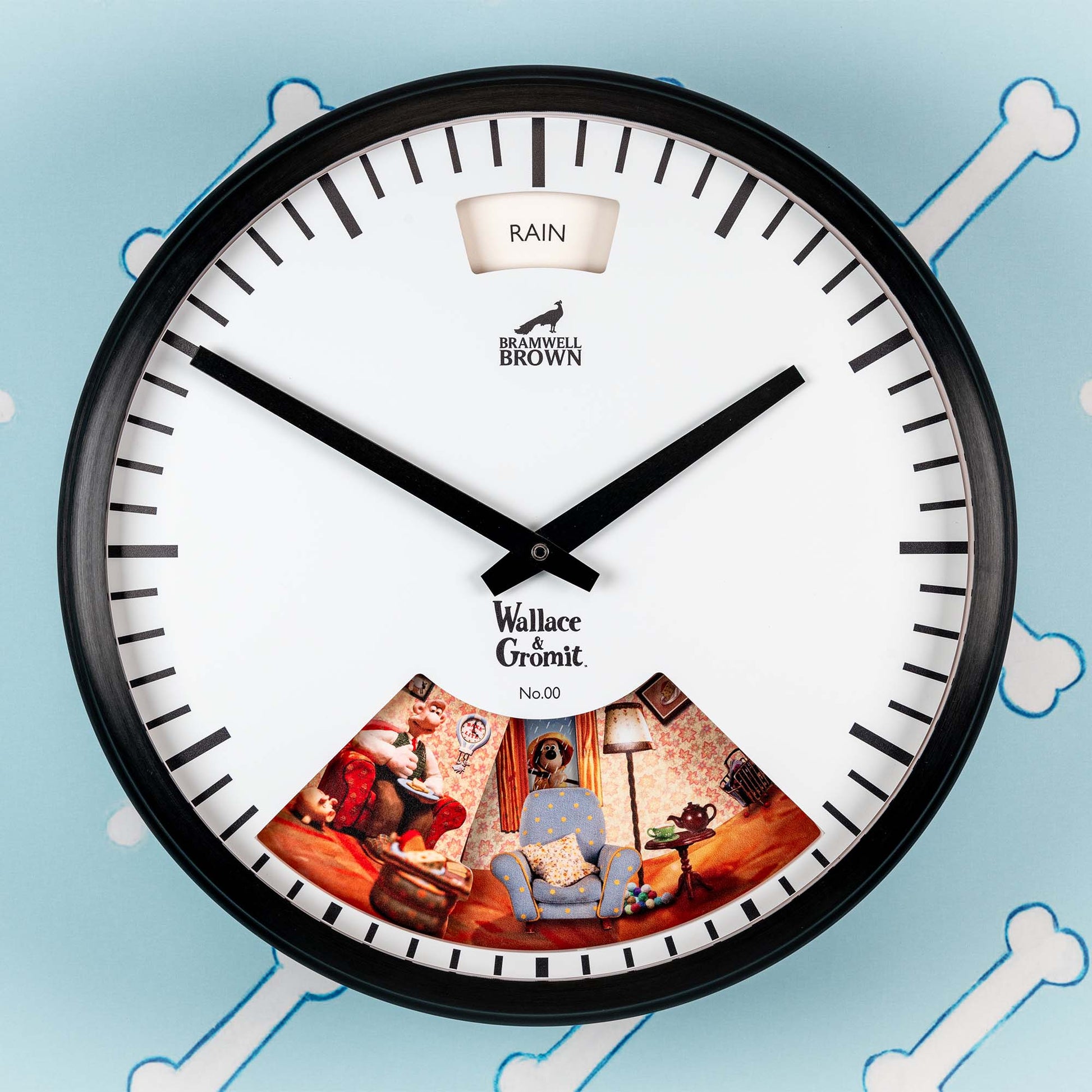 Wallace & Gromit Weather Art Clock - Bramwell Brown Art Clocks