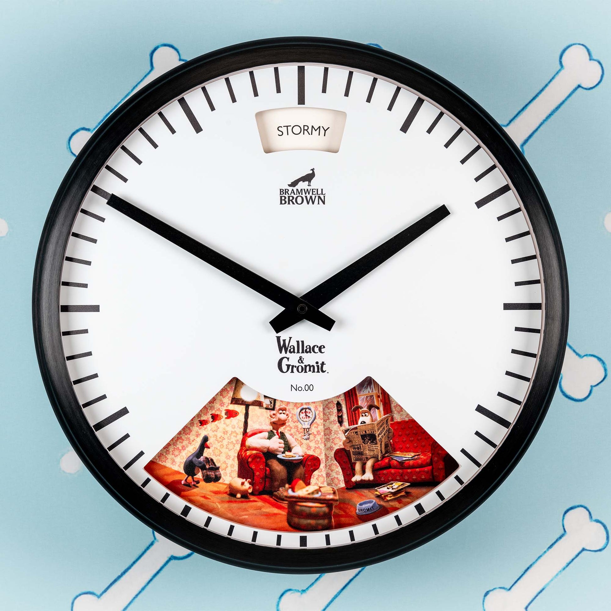 Wallace & Gromit Weather Art Clock - Bramwell Brown Art Clocks