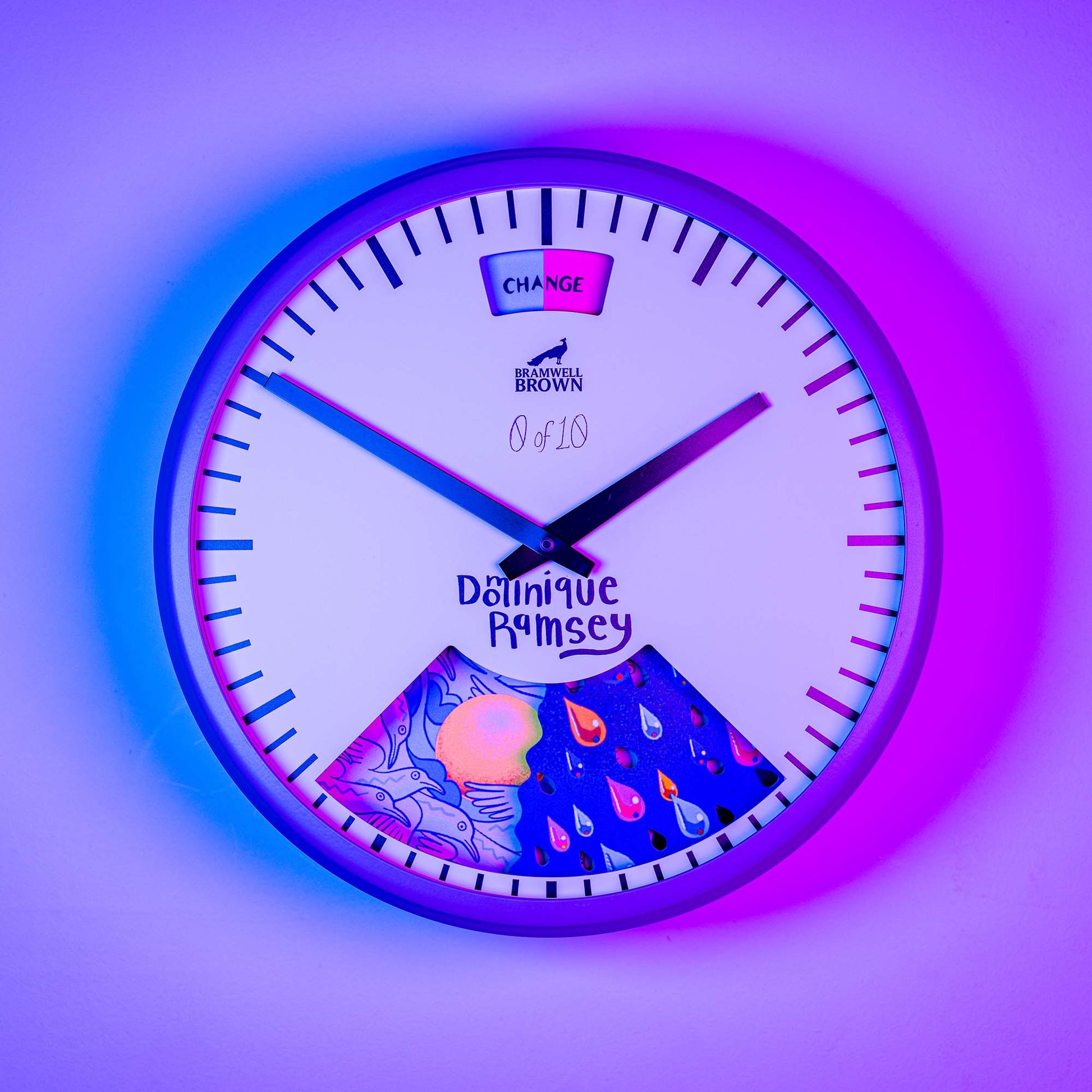 Fantasy Weather Clock by Dominique Ramsey - Bramwell Brown Art Clocks