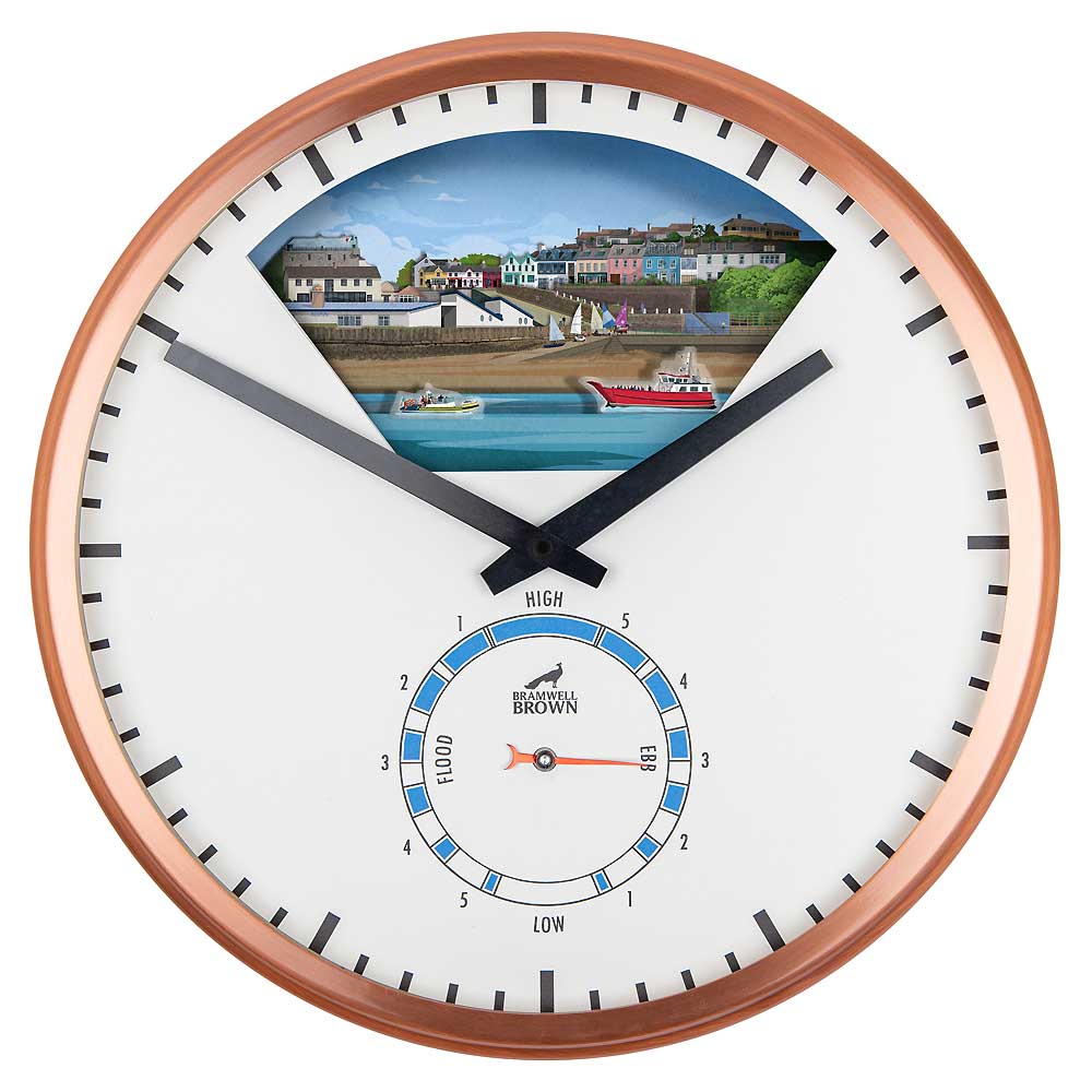 Baltimore, West Cork - Limited Edition Tide Clock - Bramwell Brown Art Clocks
