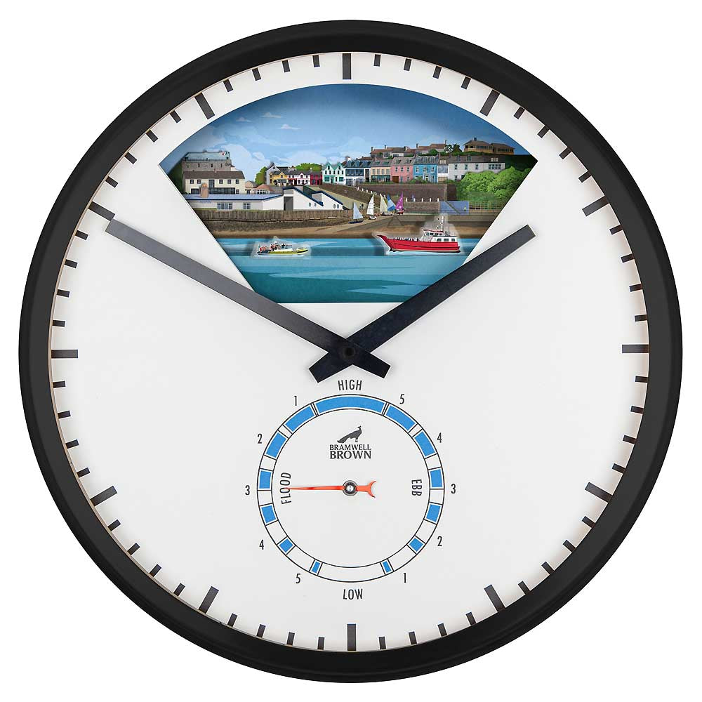 Baltimore, West Cork - Limited Edition Tide Clock - Bramwell Brown Art Clocks