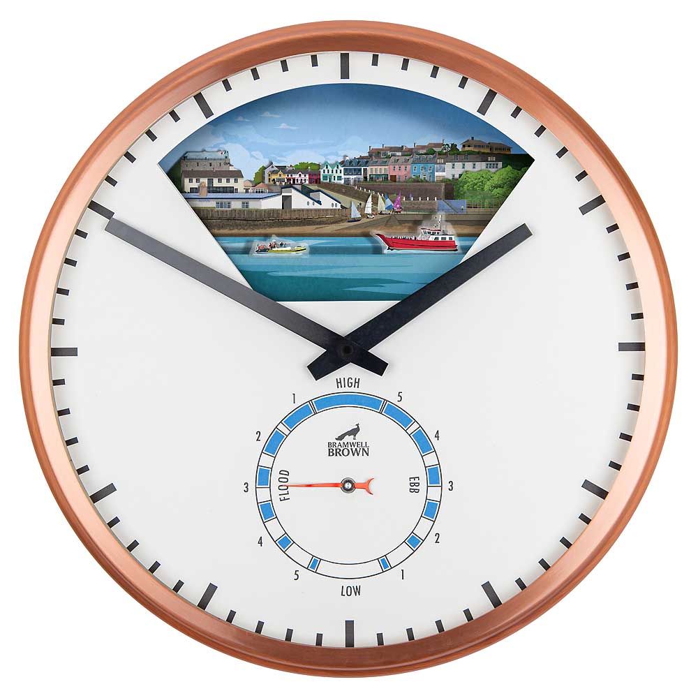 Baltimore, West Cork - Limited Edition Tide Clock - Bramwell Brown Art Clocks