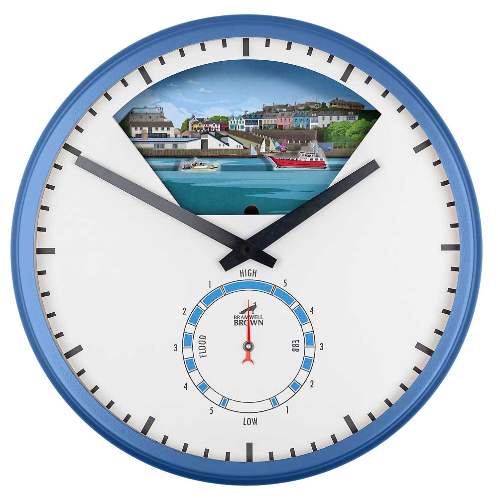 Baltimore, West Cork - Limited Edition Tide Clock - Bramwell Brown Art Clocks