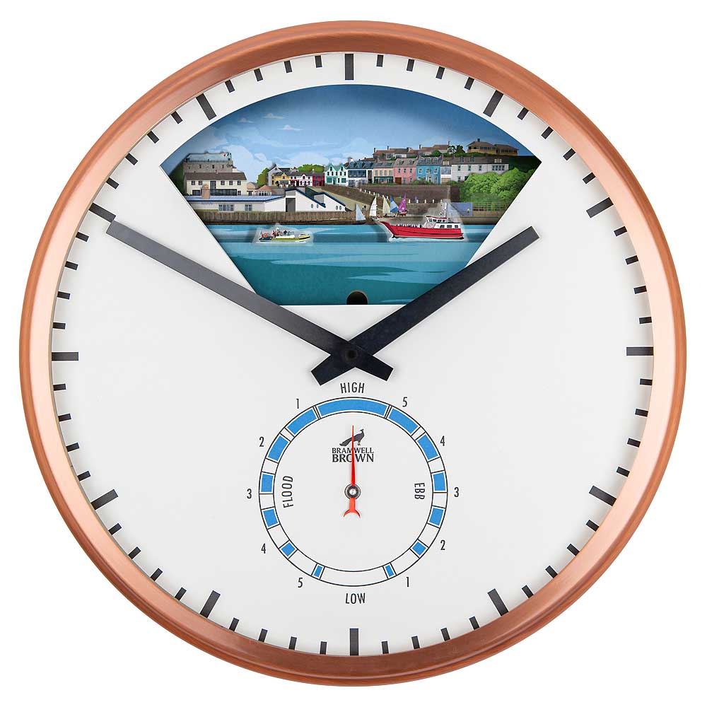 Baltimore, West Cork - Limited Edition Tide Clock - Bramwell Brown Art Clocks