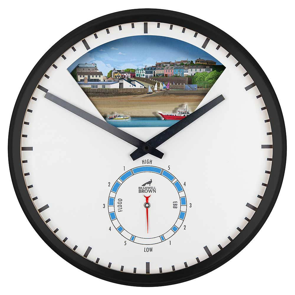 Baltimore, West Cork - Limited Edition Tide Clock - Bramwell Brown Art Clocks