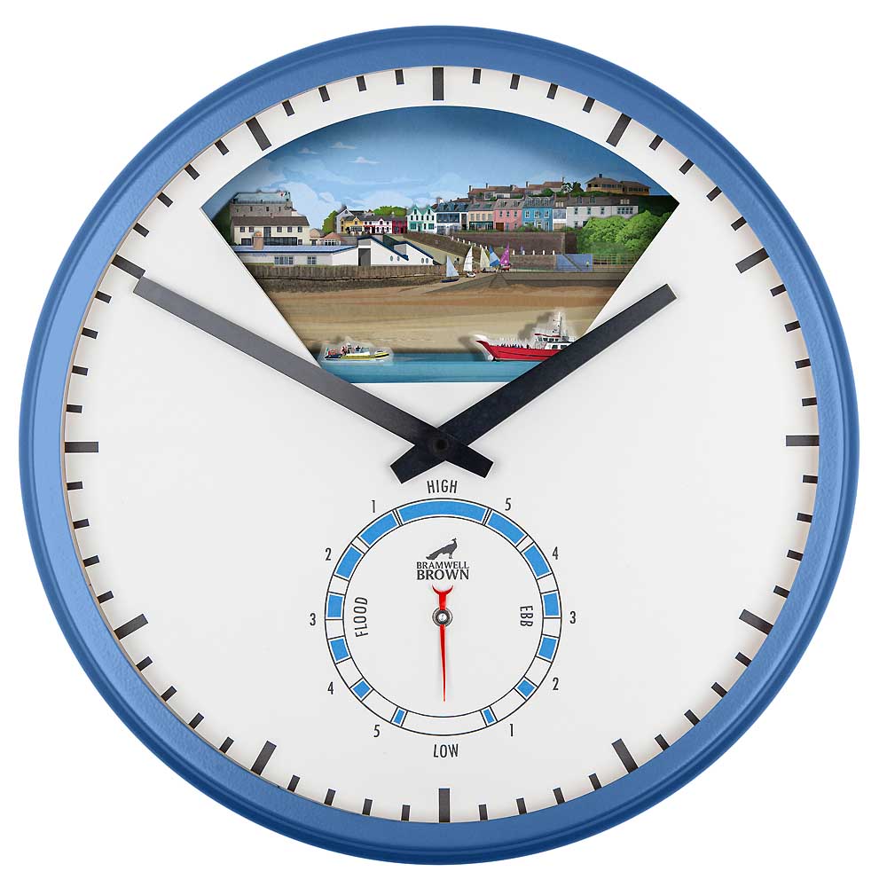 Baltimore, West Cork - Limited Edition Tide Clock - Bramwell Brown Art Clocks