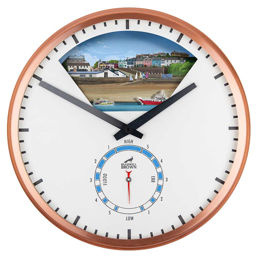 Baltimore, West Cork - Limited Edition Tide Clock - Bramwell Brown Art Clocks