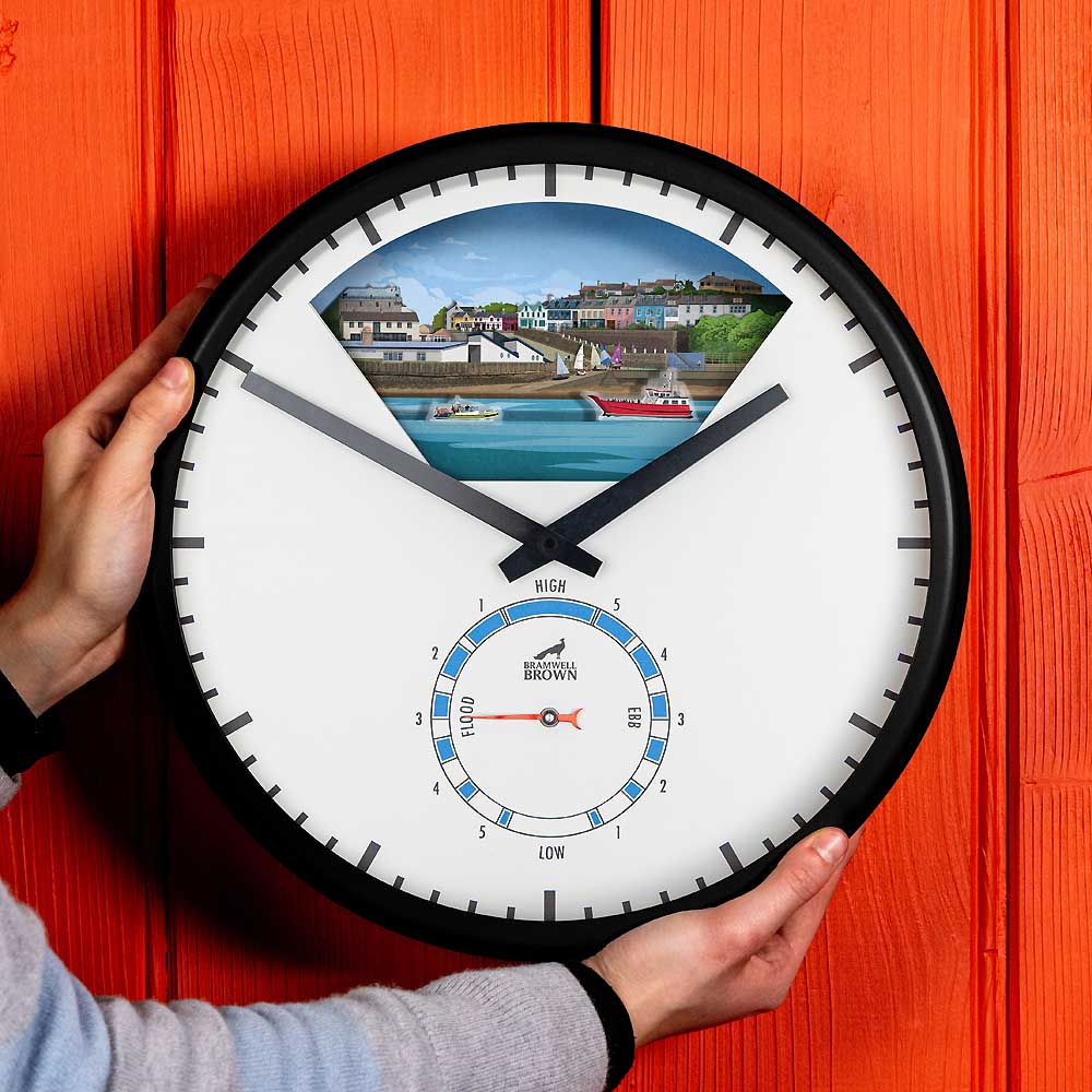 Baltimore, West Cork - Limited Edition Tide Clock - Bramwell Brown Art Clocks