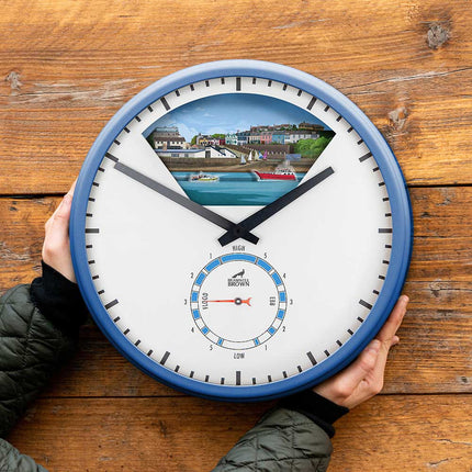 Baltimore, West Cork - Limited Edition Tide Clock - Bramwell Brown Art Clocks