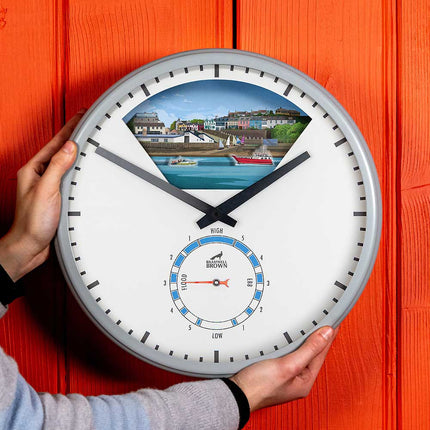 Baltimore, West Cork - Limited Edition Tide Clock - Bramwell Brown Art Clocks