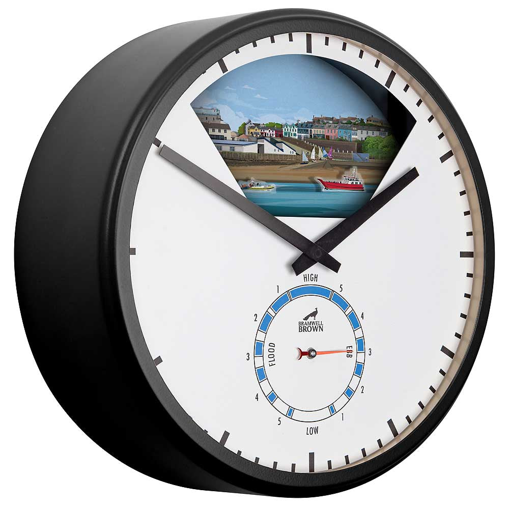 Baltimore, West Cork - Limited Edition Tide Clock - Bramwell Brown Art Clocks