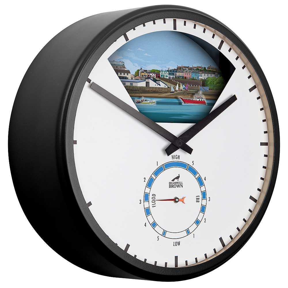 Baltimore, West Cork - Limited Edition Tide Clock - Bramwell Brown Art Clocks