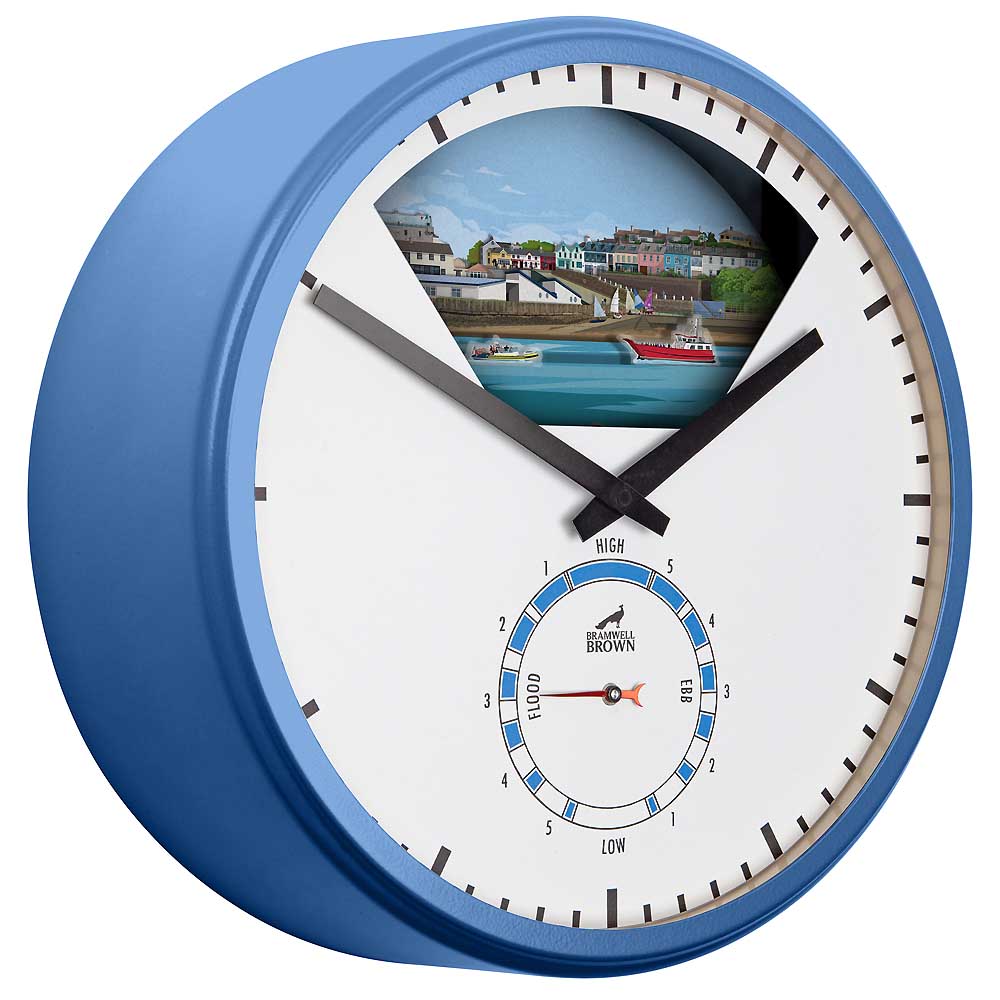 Baltimore, West Cork - Limited Edition Tide Clock - Bramwell Brown Art Clocks