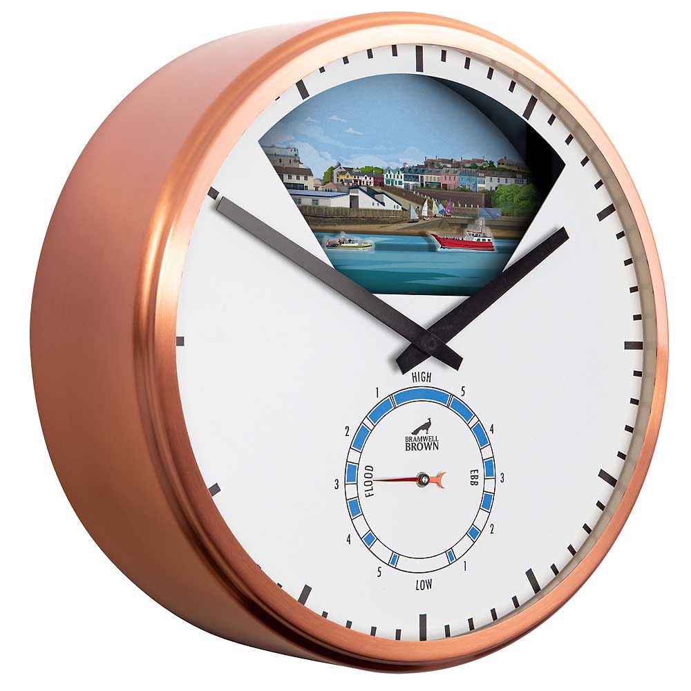 Baltimore, West Cork - Limited Edition Tide Clock - Bramwell Brown Art Clocks