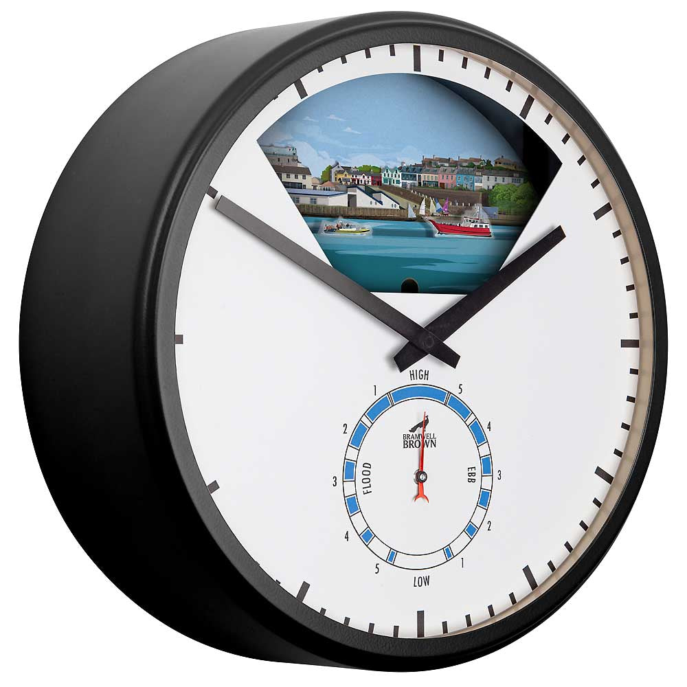 Baltimore, West Cork - Limited Edition Tide Clock - Bramwell Brown Art Clocks