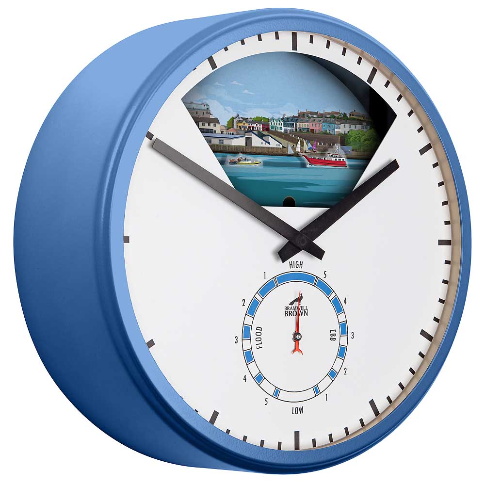 Baltimore, West Cork - Limited Edition Tide Clock - Bramwell Brown Art Clocks