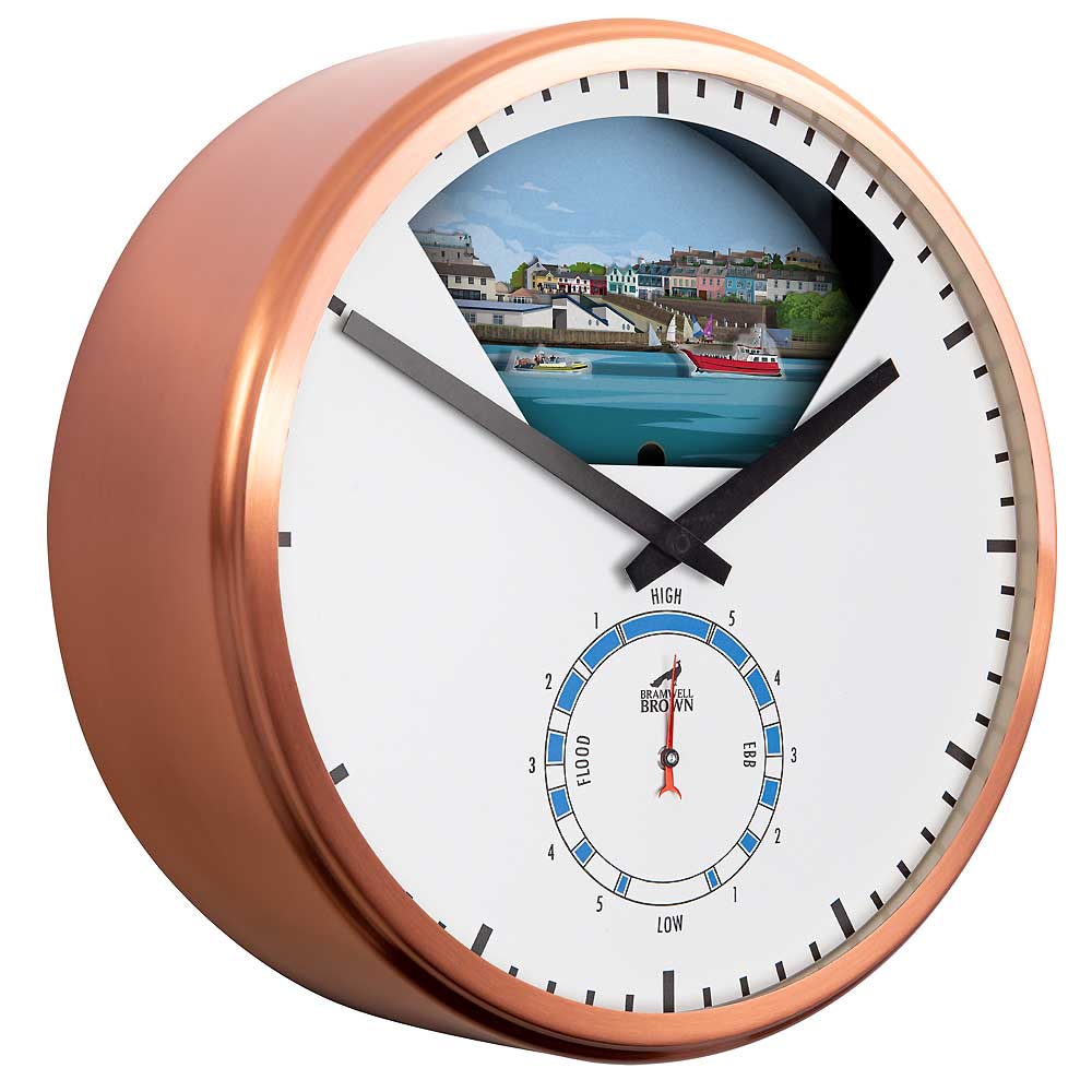 Baltimore, West Cork - Limited Edition Tide Clock - Bramwell Brown Art Clocks