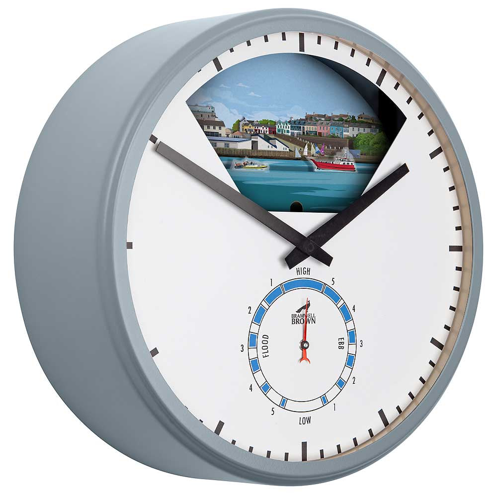 Baltimore, West Cork - Limited Edition Tide Clock - Bramwell Brown Art Clocks