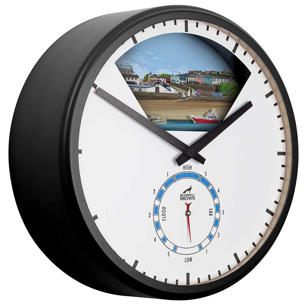 Baltimore, West Cork - Limited Edition Tide Clock - Bramwell Brown Art Clocks