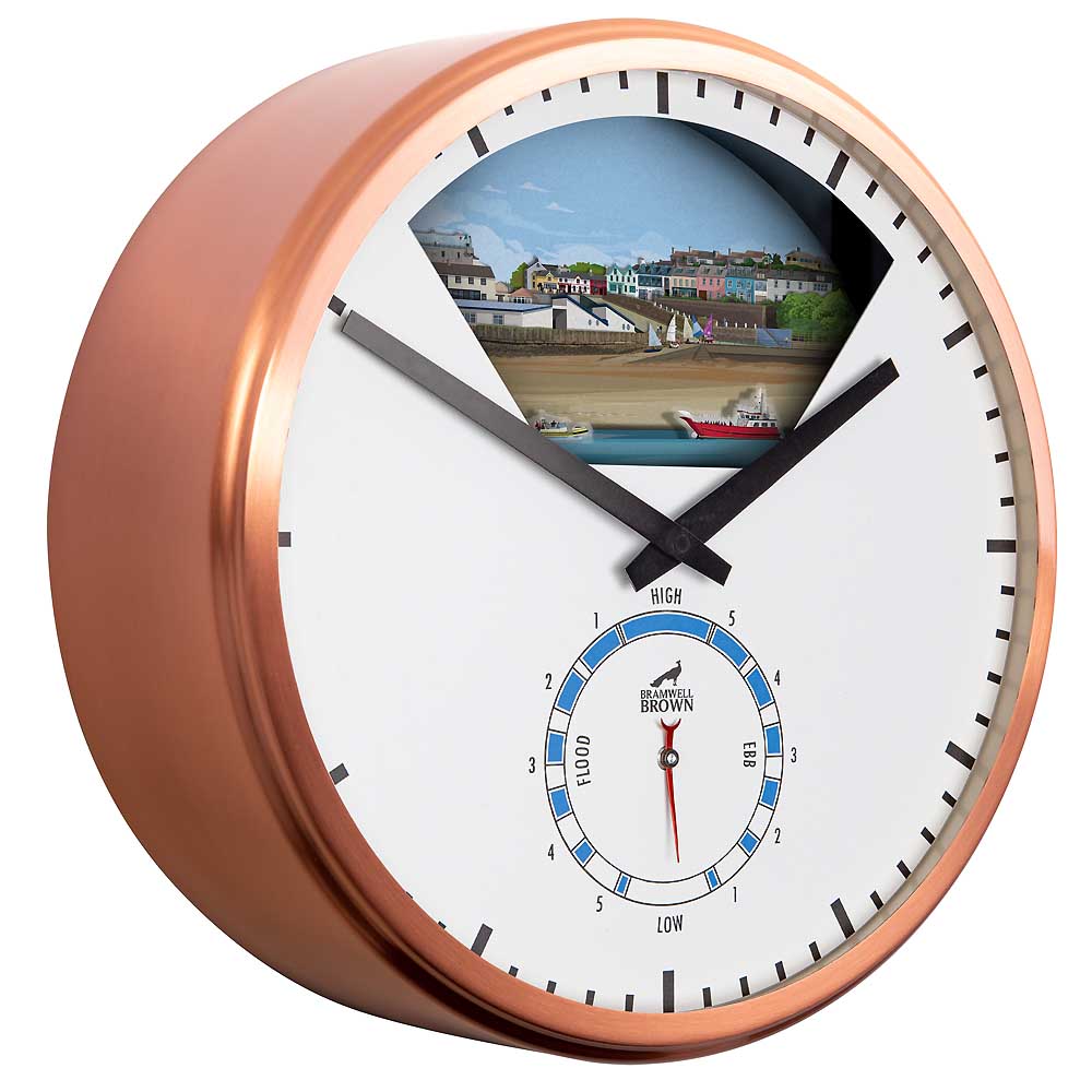 Baltimore, West Cork - Limited Edition Tide Clock - Bramwell Brown Art Clocks