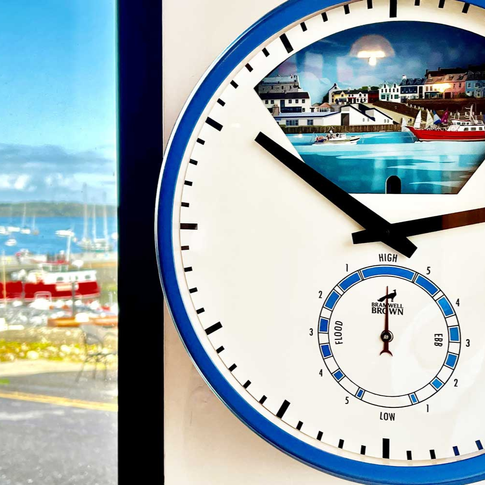 Baltimore, West Cork - Limited Edition Tide Clock - Bramwell Brown Art Clocks