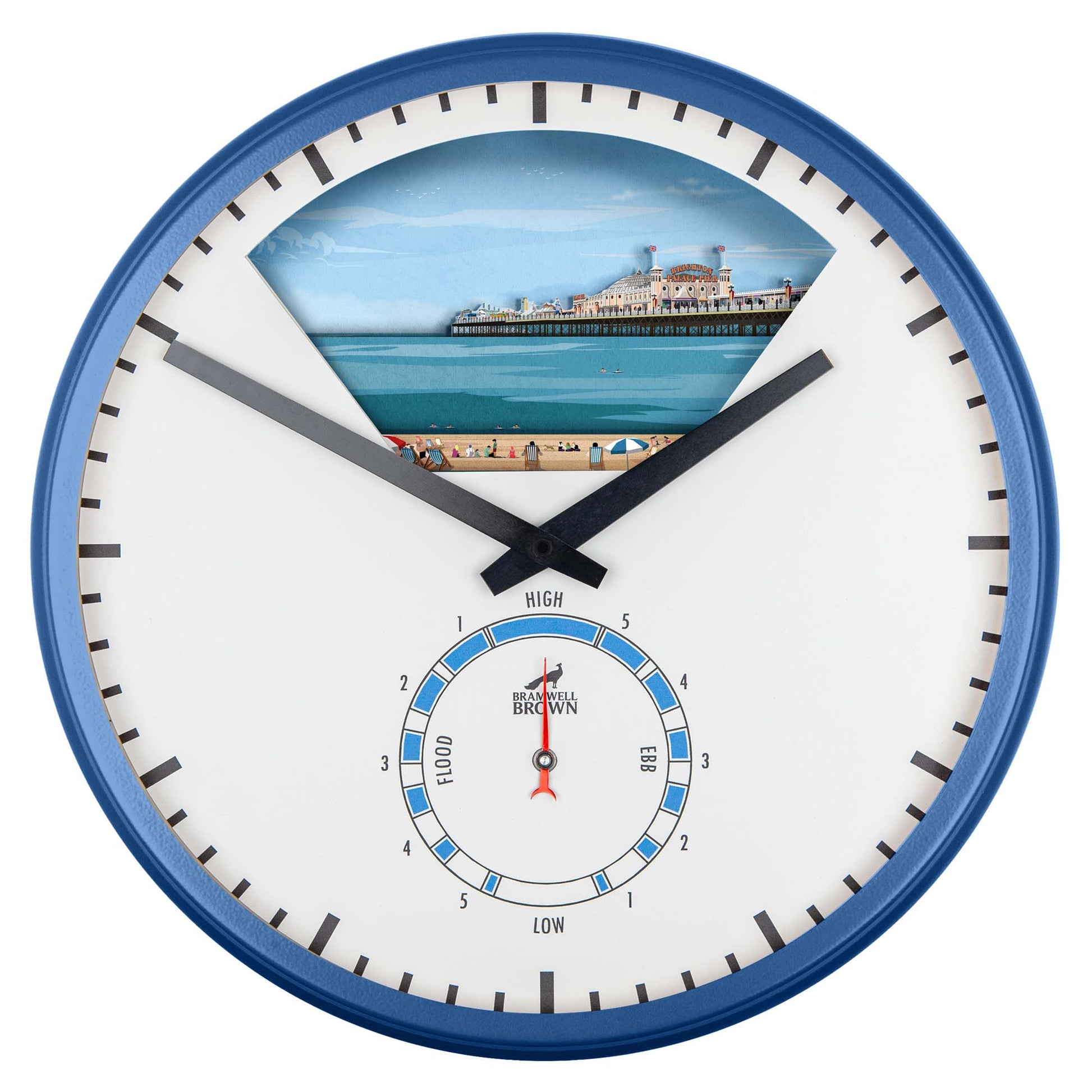 Brighton Tide Art Clock Design - Pre-order (NOW CLOSED) - Bramwell Brown Art Clocks