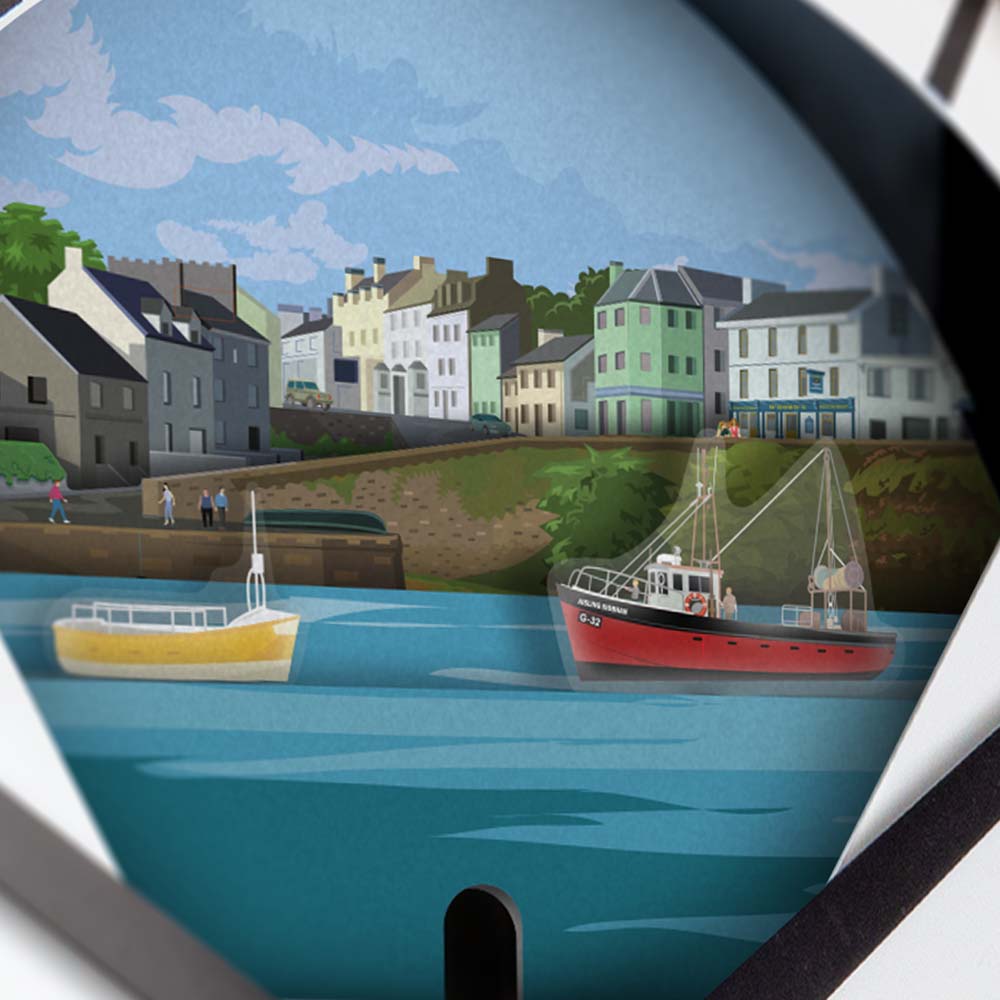 Roundstone Harbour - Limited Edition Tide Clock