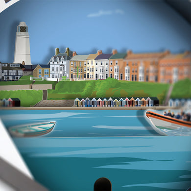 Southwold, Suffolk - Limited Edition Tide Clock - Bramwell Brown Art Clocks
