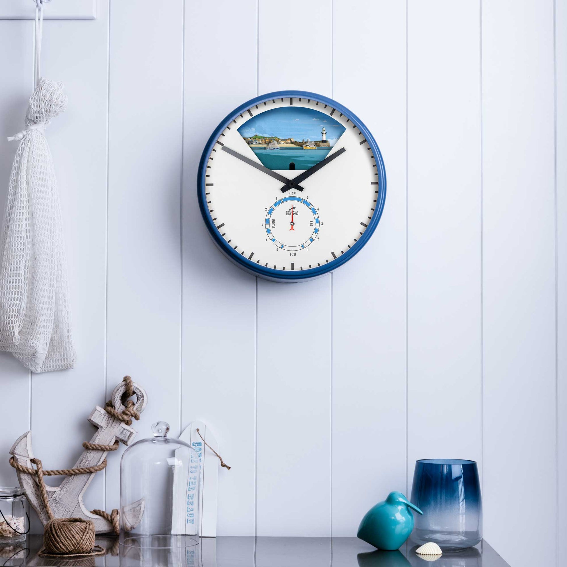 St Ives, Cornwall - Limited Edition Tide Clock - Bramwell Brown Art Clocks