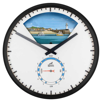 St Ives, Cornwall - Limited Edition Tide Clock - Bramwell Brown Art Clocks