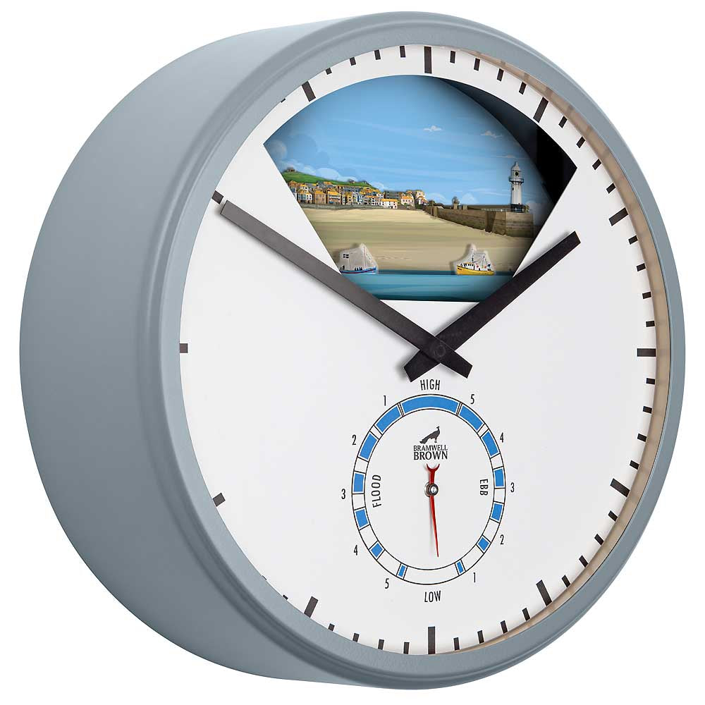 St Ives, Cornwall - Limited Edition Tide Clock - Bramwell Brown Art Clocks