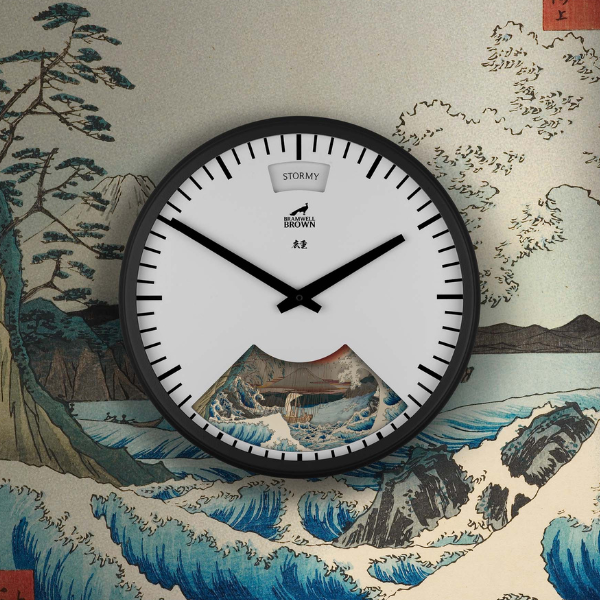 Hiroshige Weather Art Clock