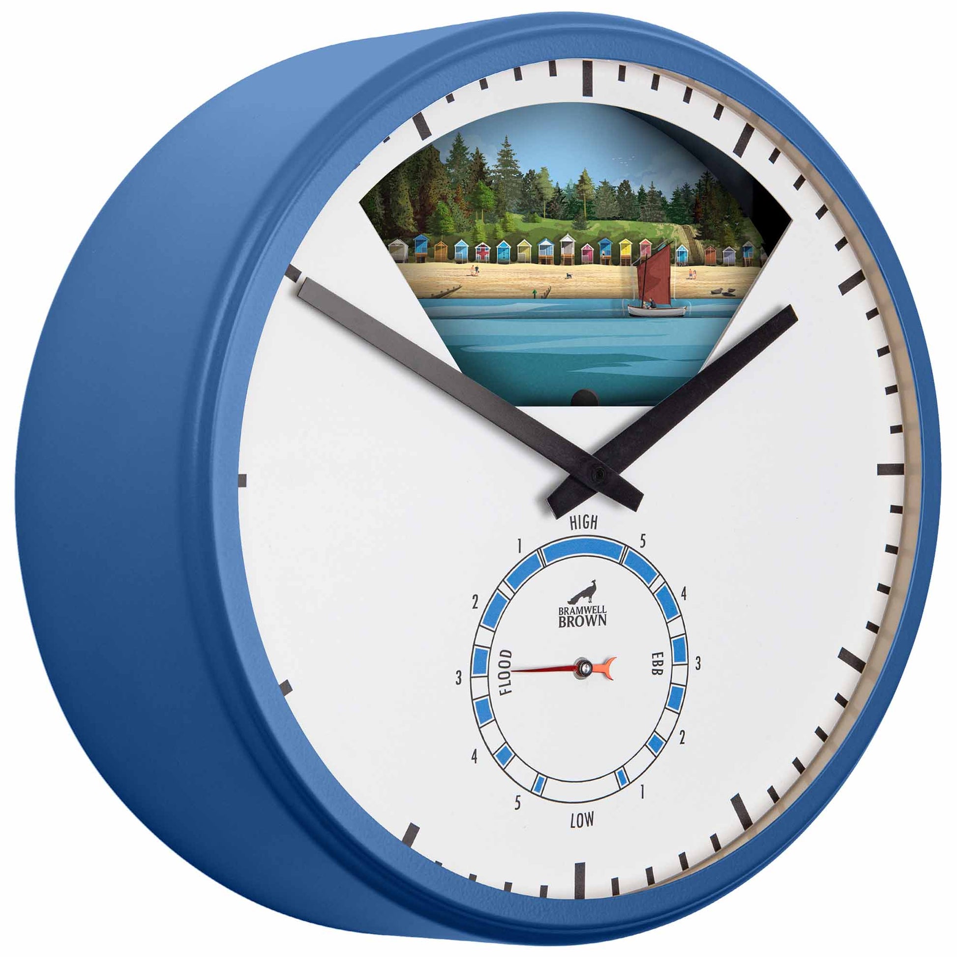 Wells-Next-the-Sea, Norfolk - Limited Edition Tide Clock - Bramwell Brown Art Clocks