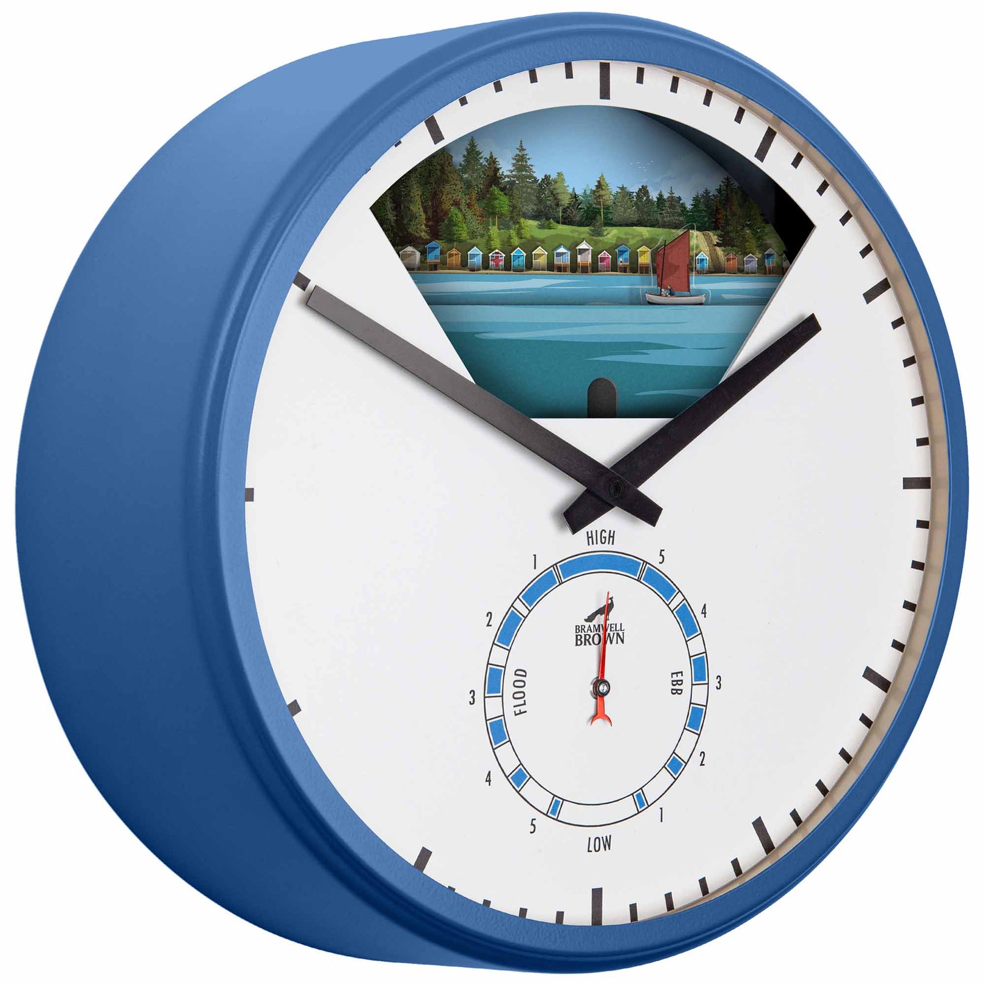 Wells-Next-the-Sea, Norfolk - Limited Edition Tide Clock - Bramwell Brown Art Clocks