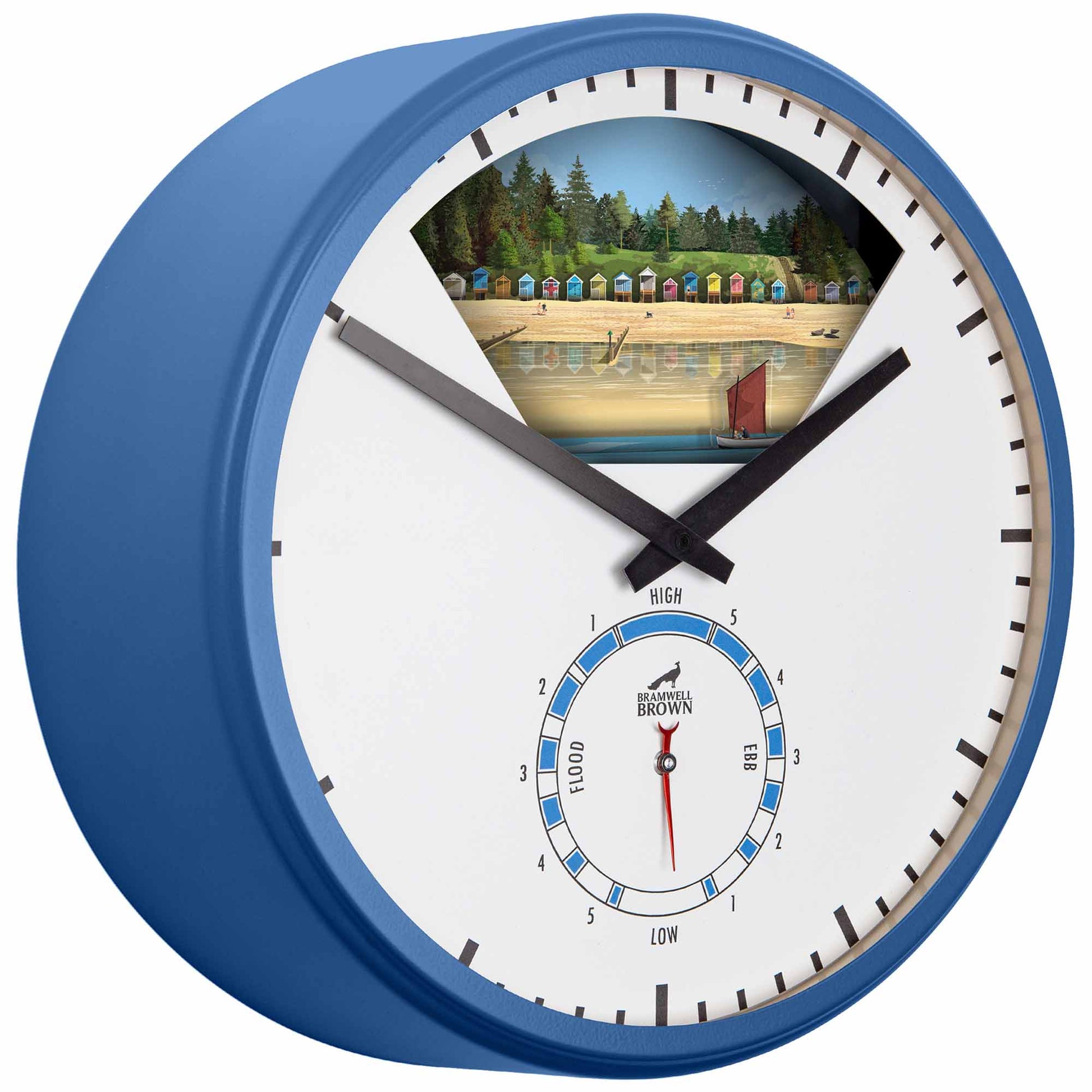 Wells-Next-the-Sea, Norfolk - Limited Edition Tide Clock - Bramwell Brown Art Clocks