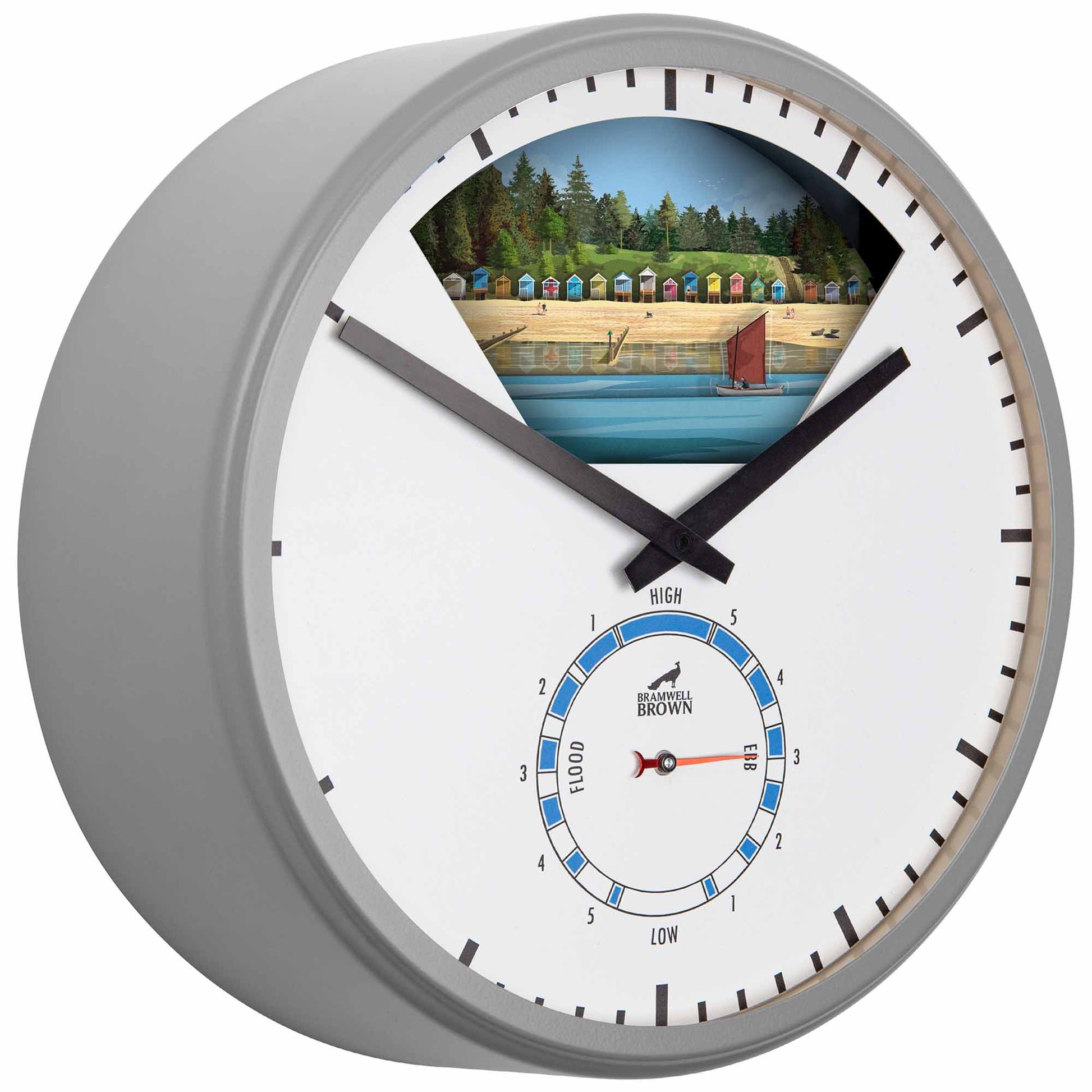 Wells-Next-the-Sea, Norfolk - Limited Edition Tide Clock - Bramwell Brown Art Clocks