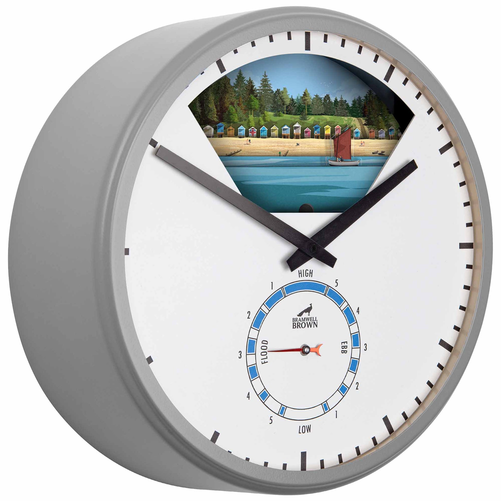 Wells-Next-the-Sea, Norfolk - Limited Edition Tide Clock - Bramwell Brown Art Clocks