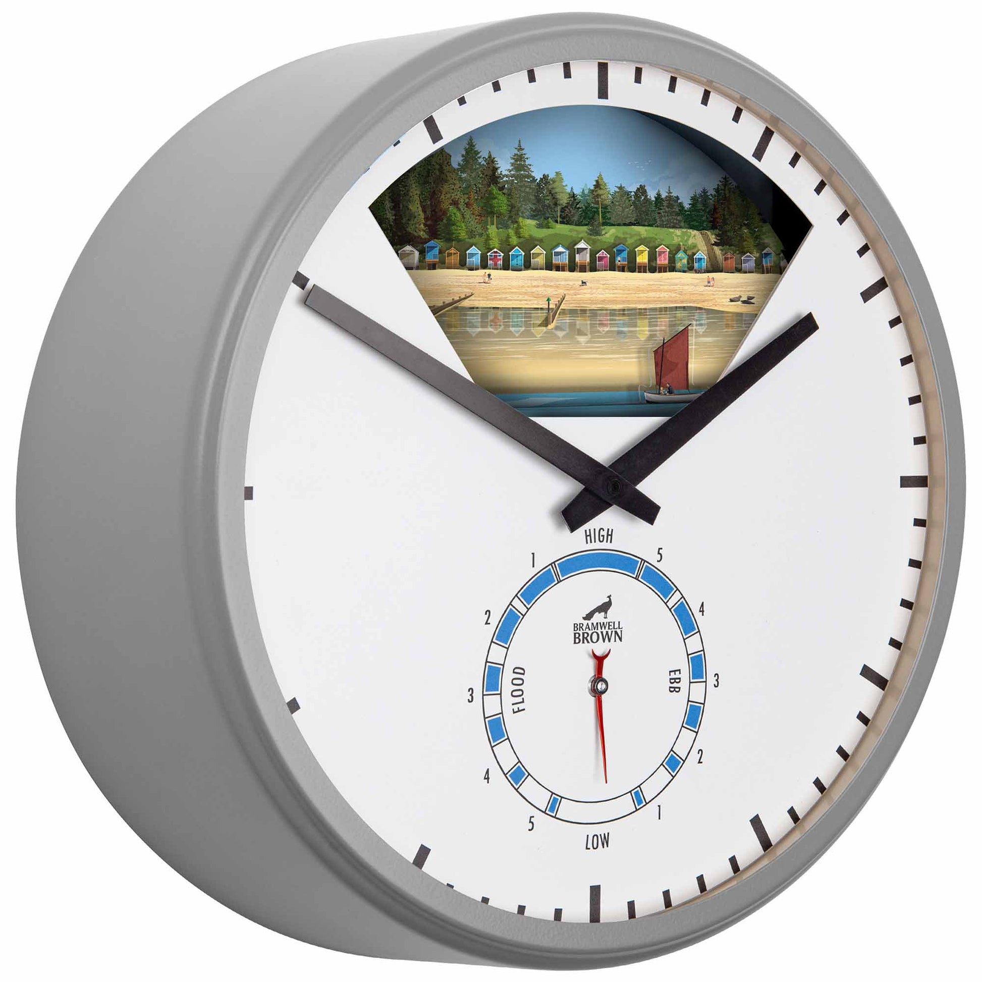 Wells-Next-the-Sea, Norfolk - Limited Edition Tide Clock - Bramwell Brown Art Clocks