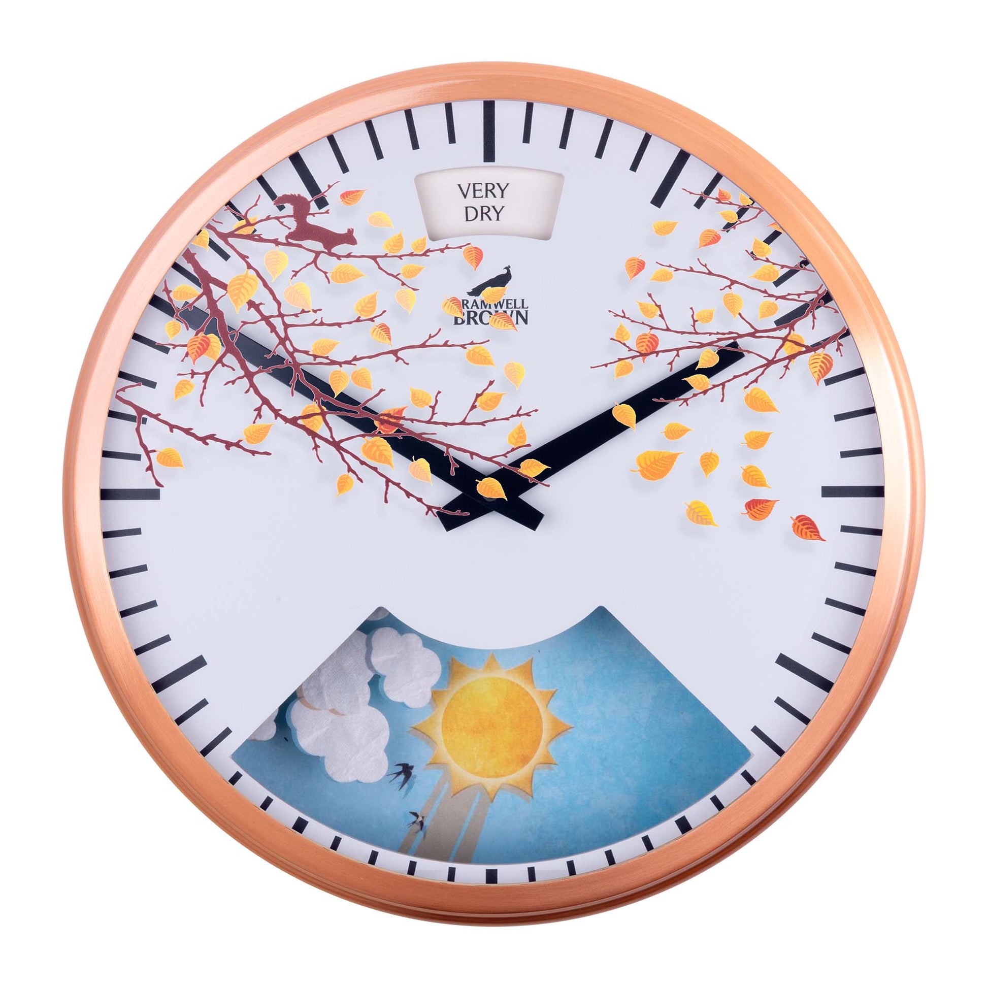 Four Seasonal Clock Faces - Set of 4 for the price of 3 - Bramwell Brown Art Clocks