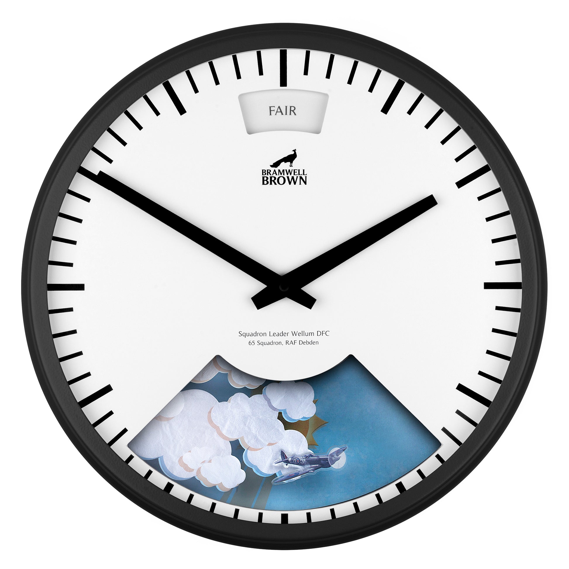 Bespoke Pilots Weather Clock - Bramwell Brown Art Clocks